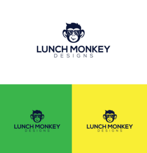 “Lunch Monkey Designs” or “LunchMonkeyDesigns.com” | Logo Design by Artraj0196
