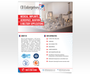 CB Enterprise - flyer | Flyer Design by Luniere Designs