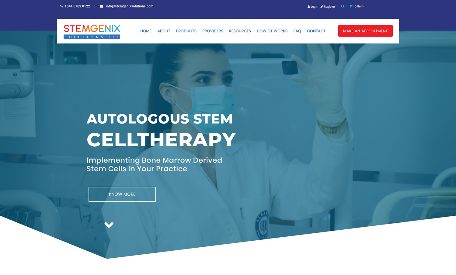 Wordpress Design by Expert Designer for Stem Genix Solutuons, LLC. | Design #22029557