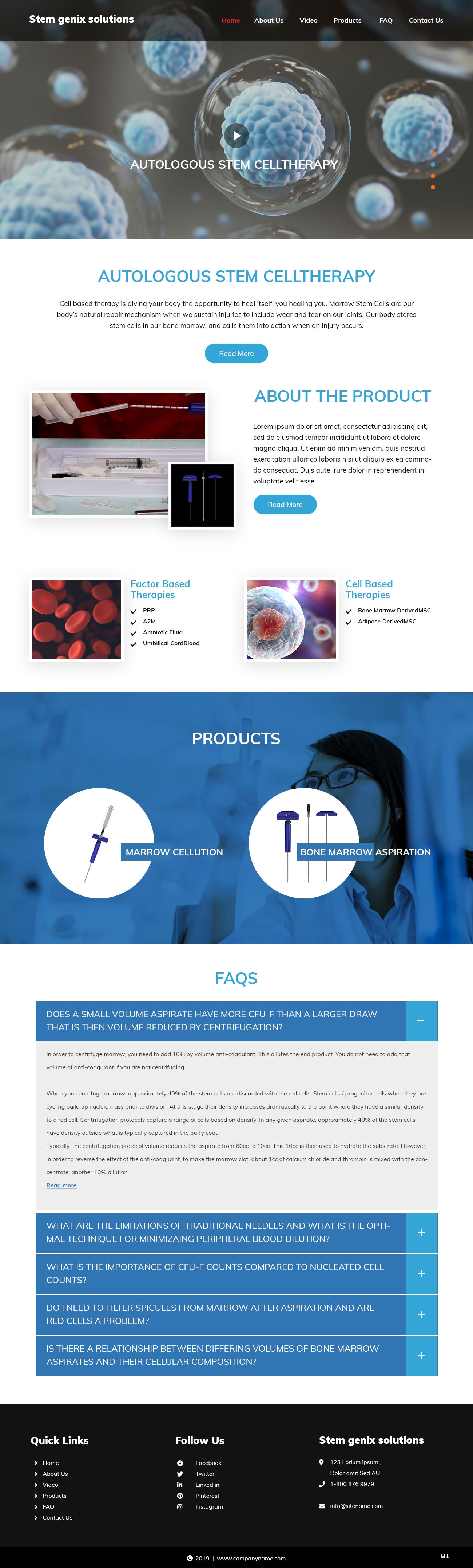 Wordpress Design by pb for Stem Genix Solutuons, LLC. | Design #22031881