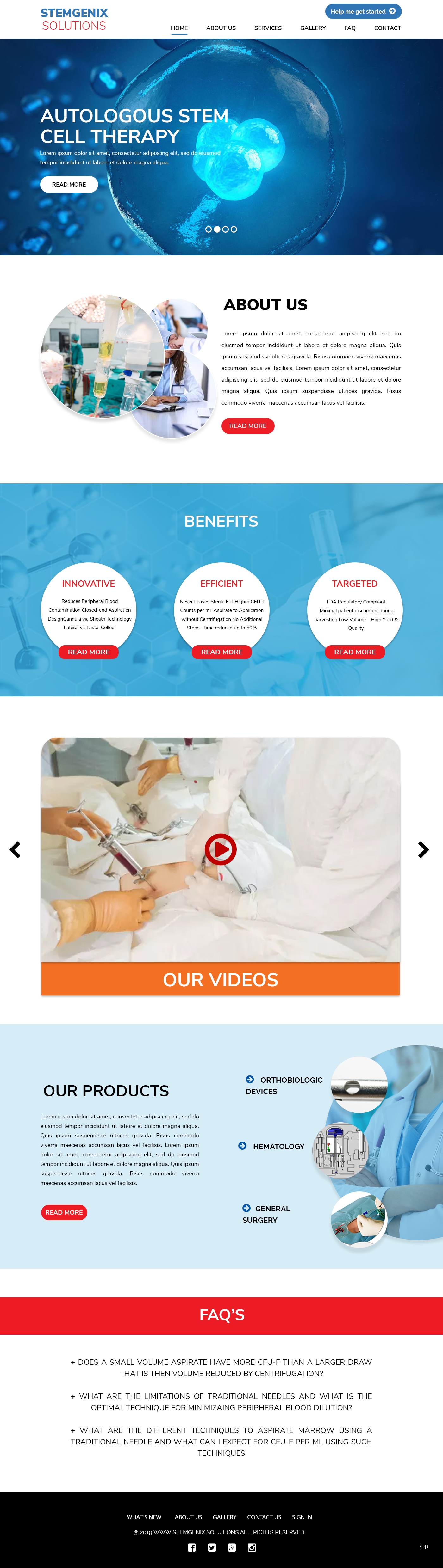 Wordpress Design by pb for Stem Genix Solutuons, LLC. | Design #22044307