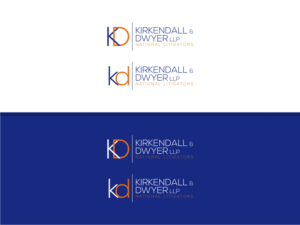 Kirkendall & Dwyer LLP   with tagline "National Litigators"  | Logo Design by Atvento Graphics