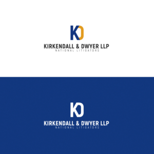 Kirkendall & Dwyer LLP   with tagline "National Litigators"  | Logo Design by SamiddhaH
