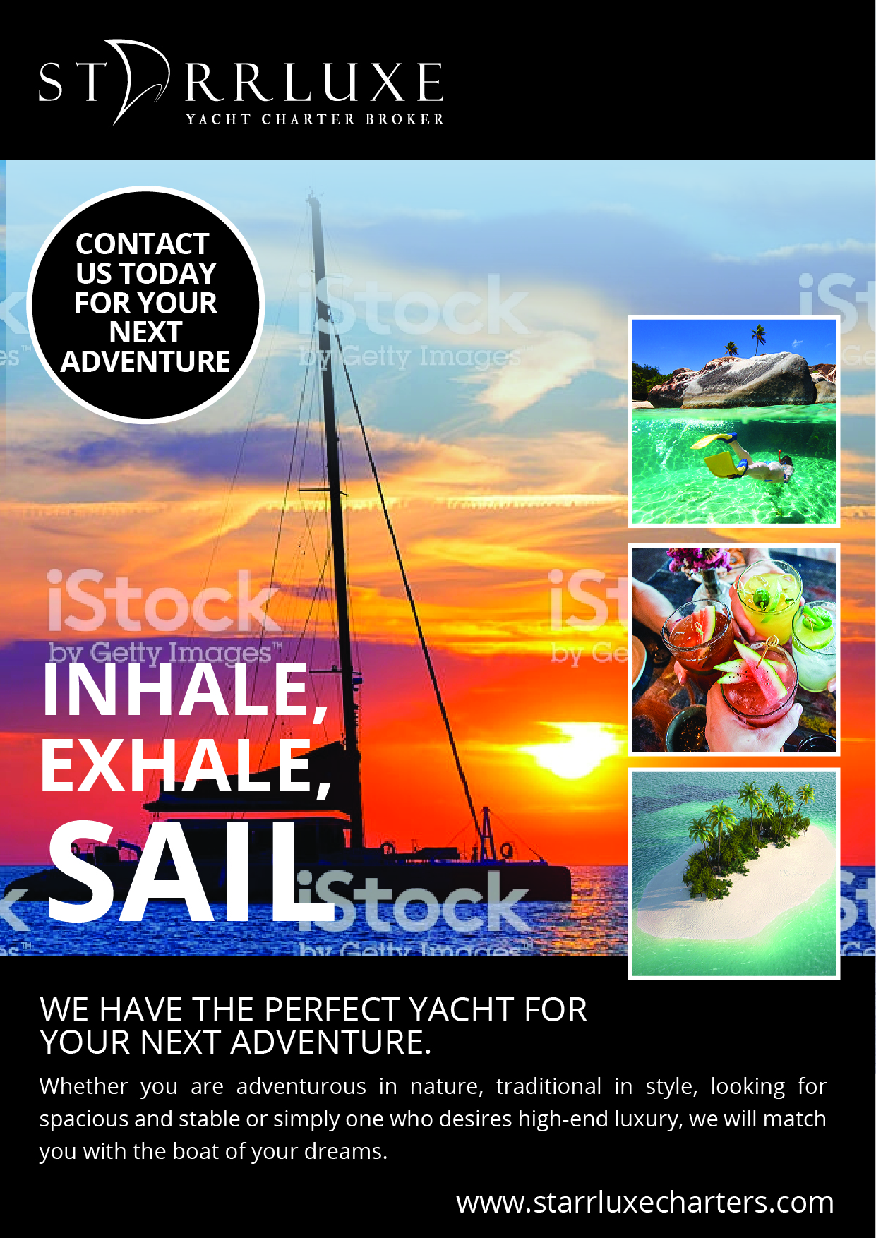Advertisement Design by Lou Sharp for Fair Winds Sailing, LLC | Design #22041553