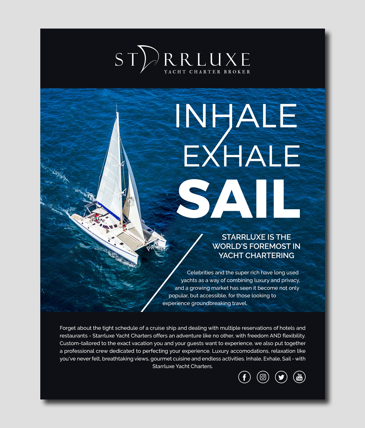 Advertisement Design by TSU Creations for Fair Winds Sailing, LLC | Design #22036042