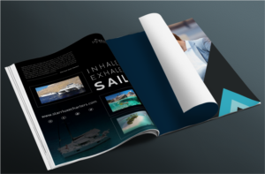 Yacht Charter Broker needs a magazine page design | Diseño Publicitario por bright design