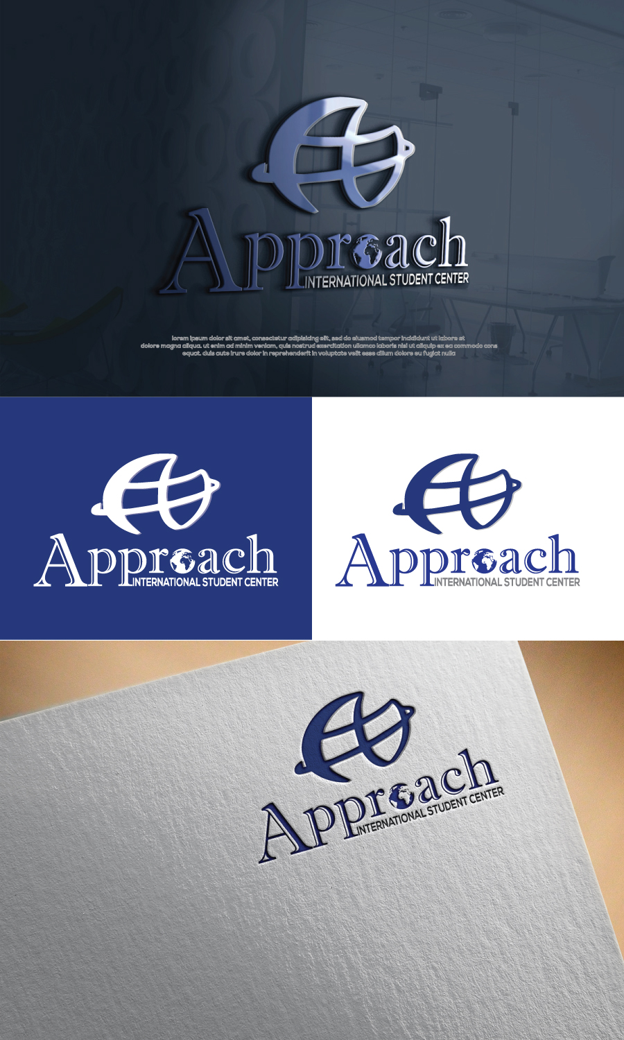 Logo Design by jarin 28 for Approach International Student Center | Design #22031080