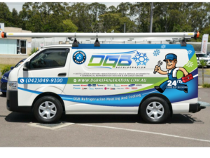 DGB REFRIGERATION HEATING AND COOLING COMPANY  | Car Wrap Design by aneela