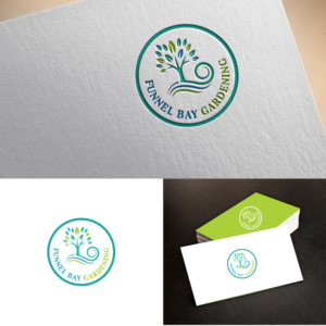 Funnel Bay Gardening | Logo Design by MG.graphics
