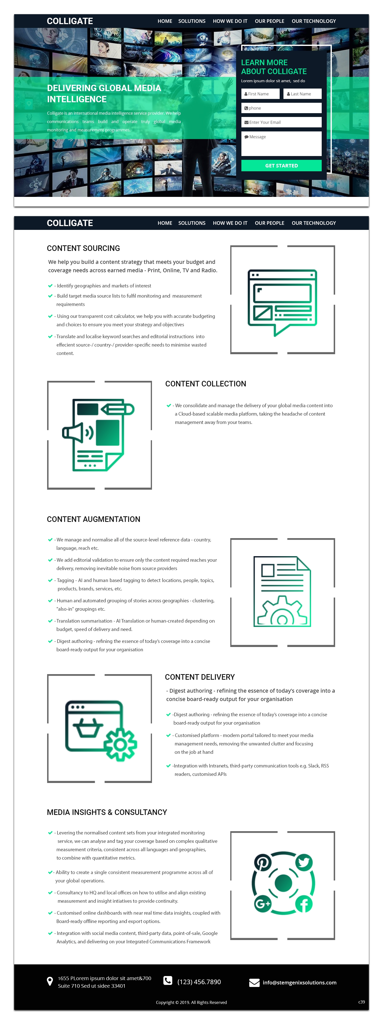 Diseño Web por pb para Media Insights Ltd - 9 Despot Slav Street, Suite 28, Sofia, Bulgaria; VAT BG202616151 | Diseño #22044264