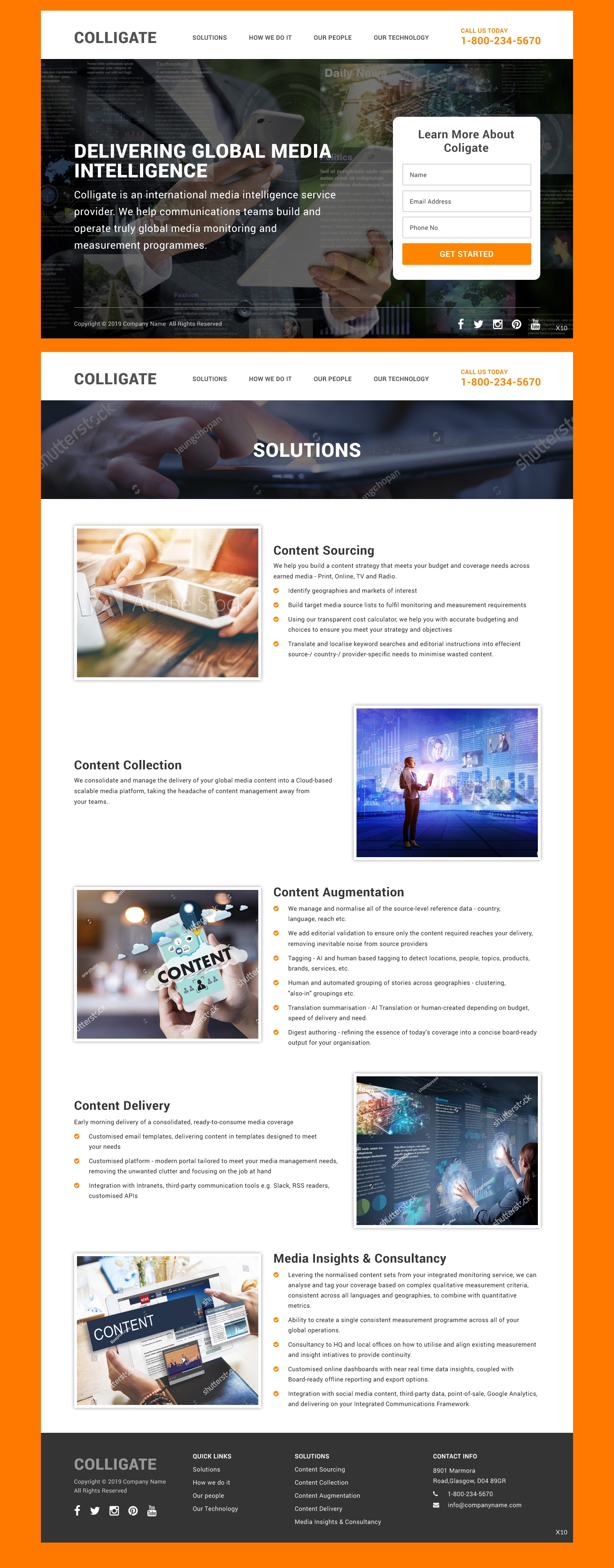 Web Design by pb for Media Insights Ltd - 9 Despot Slav Street, Suite 28, Sofia, Bulgaria; VAT BG202616151 | Design #22044269