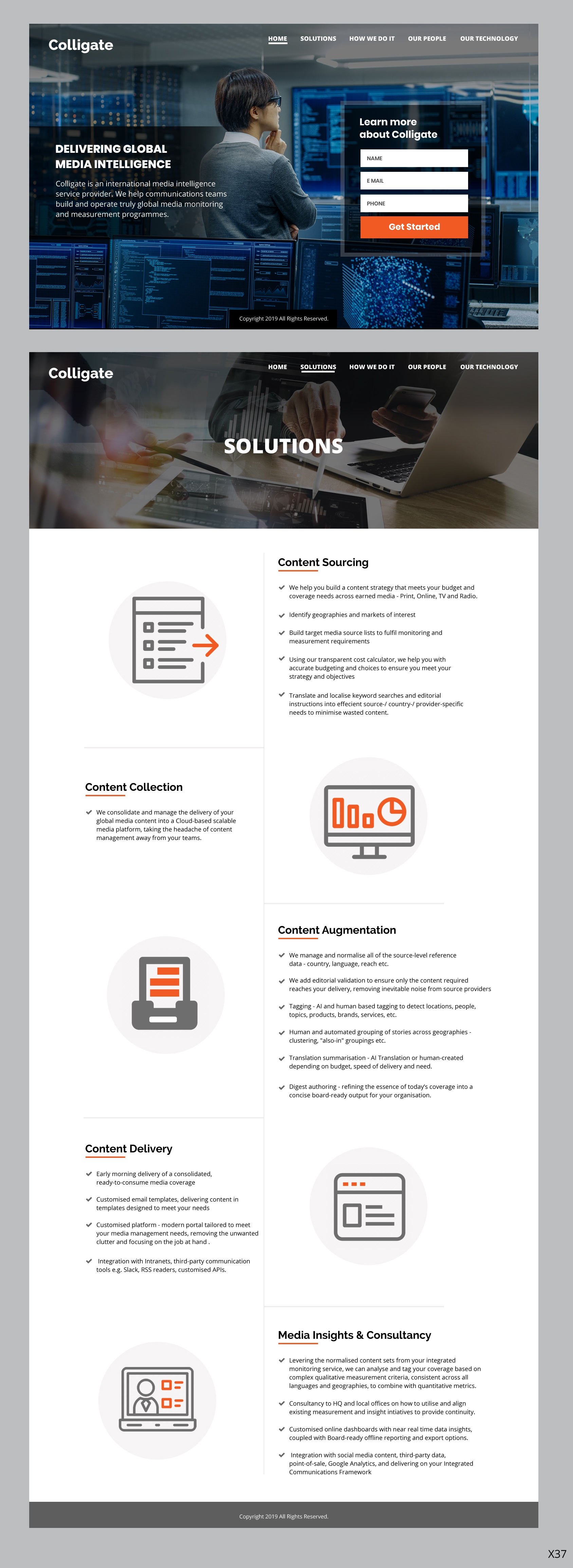 Web Design by pb for Media Insights Ltd - 9 Despot Slav Street, Suite 28, Sofia, Bulgaria; VAT BG202616151 | Design #22044270
