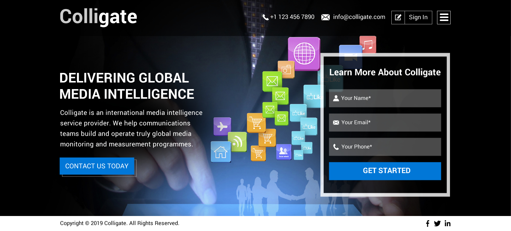 Diseño Web por Sbss para Media Insights Ltd - 9 Despot Slav Street, Suite 28, Sofia, Bulgaria; VAT BG202616151 | Diseño #22054944