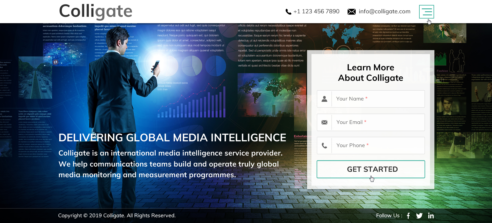 Web Design par Sbss pour Media Insights Ltd - 9 Despot Slav Street, Suite 28, Sofia, Bulgaria; VAT BG202616151 | Design #22056921