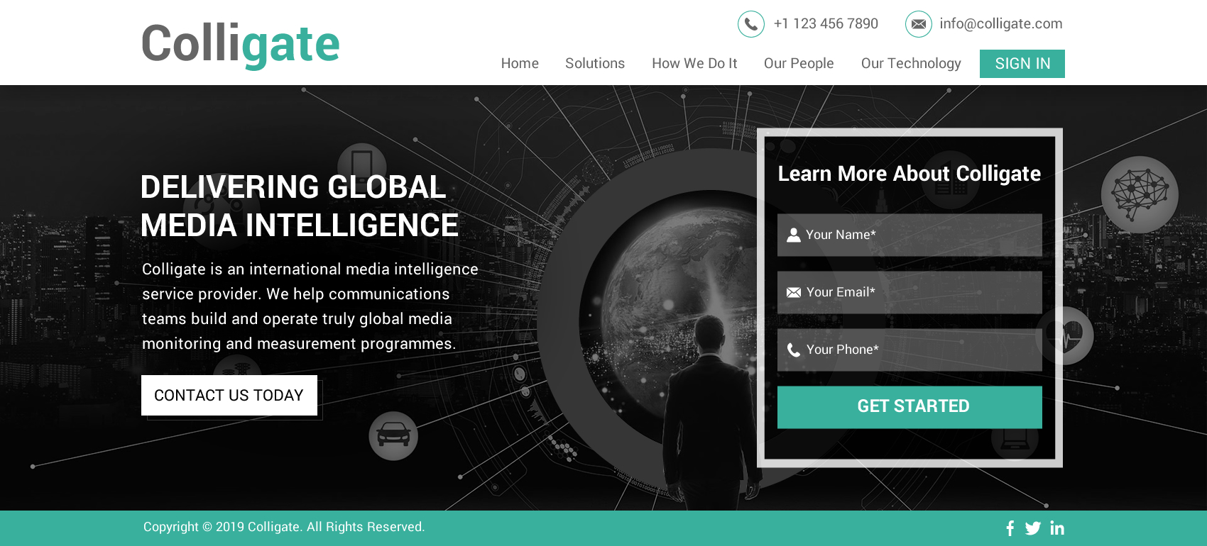 Web Design by Sbss for Media Insights Ltd - 9 Despot Slav Street, Suite 28, Sofia, Bulgaria; VAT BG202616151 | Design #22064552