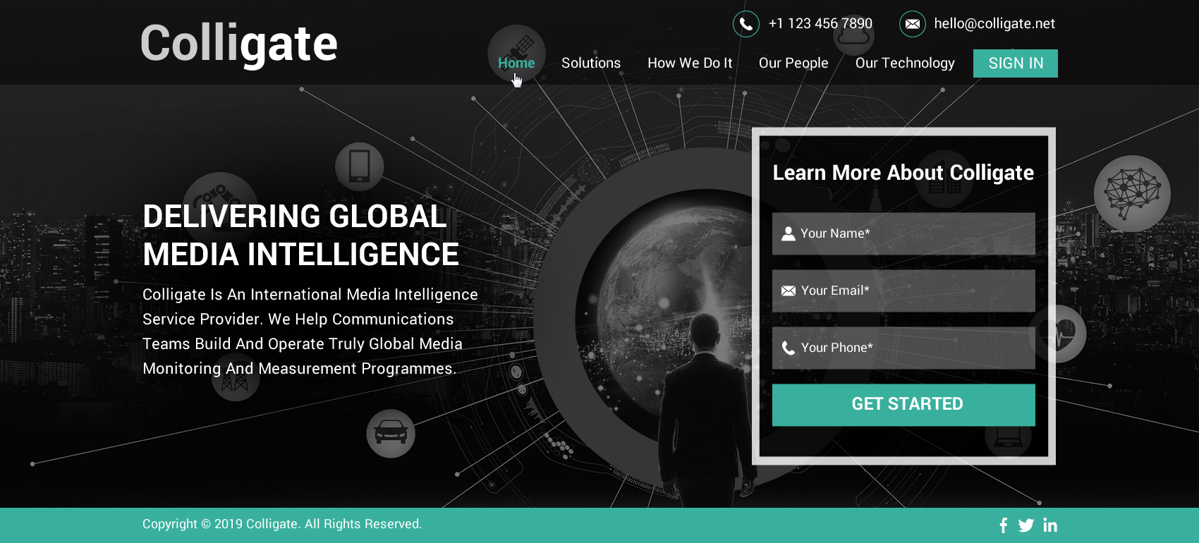 Web Design by Sbss for Media Insights Ltd - 9 Despot Slav Street, Suite 28, Sofia, Bulgaria; VAT BG202616151 | Design #22092118