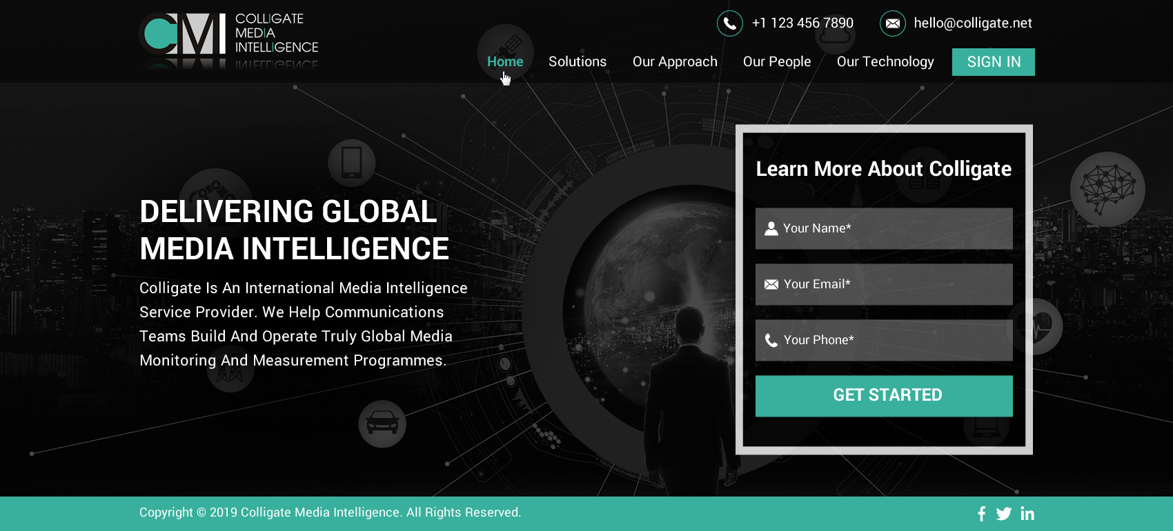 Web Design par Sbss pour Media Insights Ltd - 9 Despot Slav Street, Suite 28, Sofia, Bulgaria; VAT BG202616151 | Design #22098476