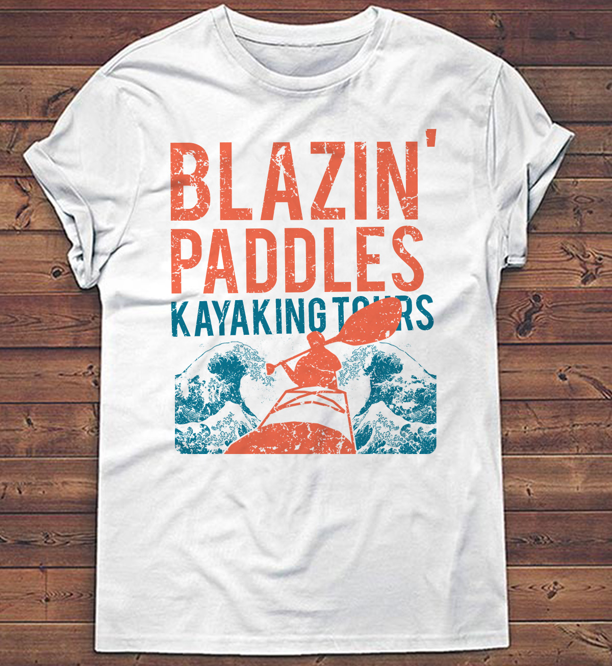 T-shirt Design by creative gravity for Blazin Paddles LLC | Design #22037841