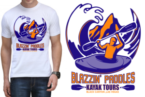 T-Shirt-Design von unadversaIstudio für Blazin Paddles LLC | Design #22039419