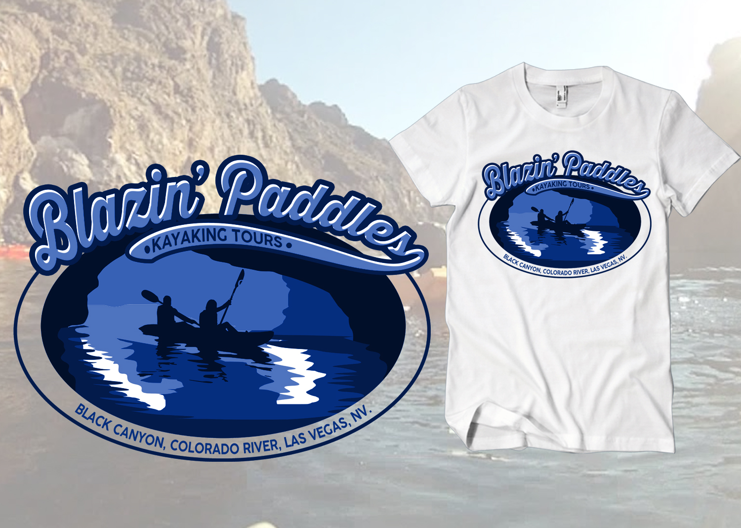 T-shirt Design by Uprinteez for Blazin Paddles LLC | Design #22039342