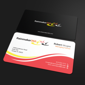 Rainmaker 360 Real Estate Investment Company | Visitenkarten-Design von Sandaruwan