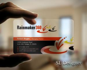 Rainmaker 360 Real Estate Investment Company | Design de Carte de Visite par SL Designer