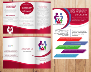 Eating Disorders Families Australia needs a flyer to update to new style guide and modernise | Diseño de Flyer por Adnan.design