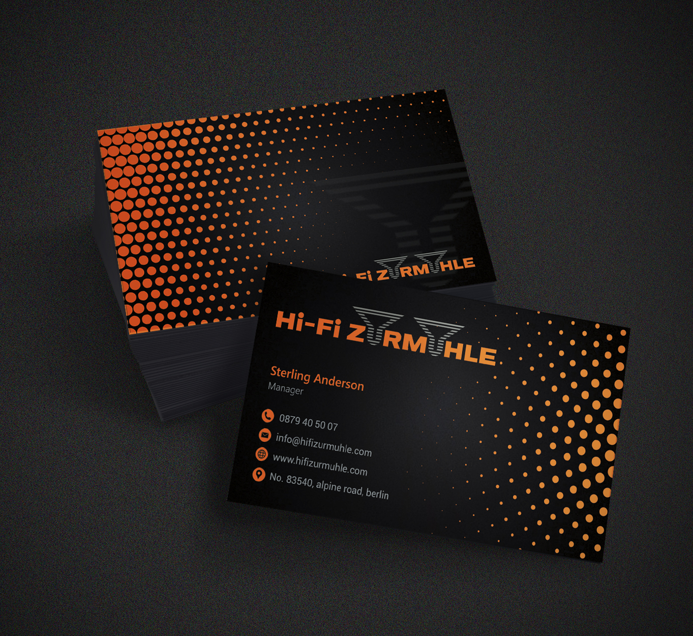 Business Card Design by Hardcore Design for this project | Design #22043759