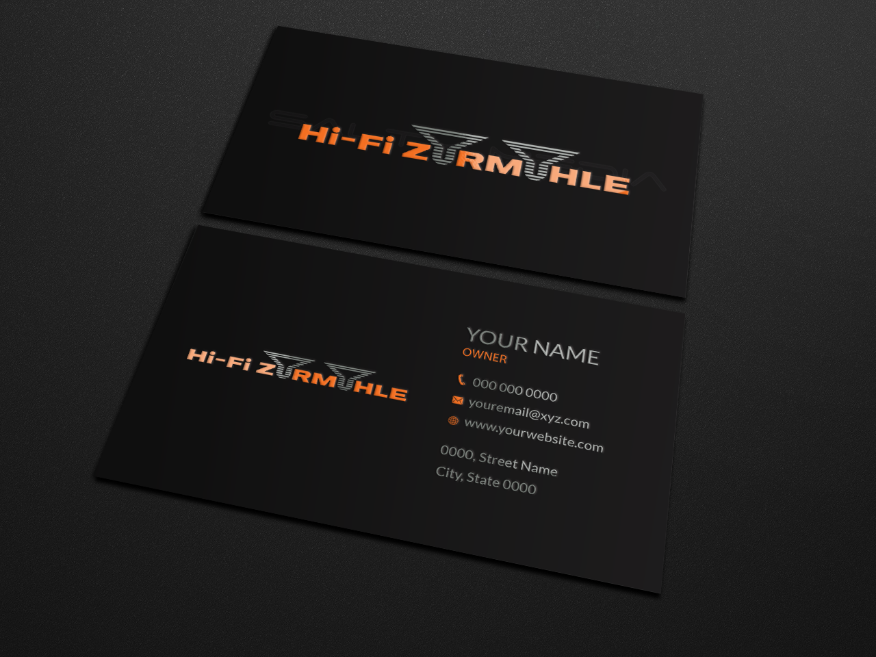 Visitenkarten-Design von Riz' für dieses Projekt | Design #22037455