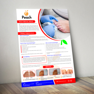 Diseño de Flyer por LAXMI DESIGNHUB para Peach Skin & Laser | Diseño: #22040473