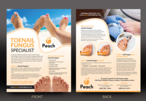 8.5 x 11 flyer for Toe Nail Fungus Removal | Flyer Design by rkailas