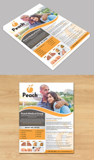 8.5 x 11 flyer for Toe Nail Fungus Removal | Flyer Design by ecorokerz