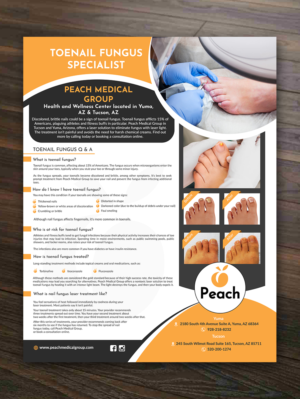 8.5 x 11 flyer for Toe Nail Fungus Removal | Flyer Design by innovative earth