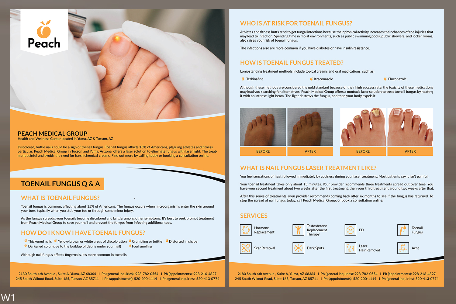 Modern Professional Healthcare Flyer Design For A Company By