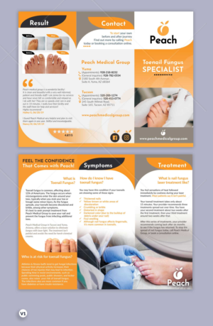 8.5 x 11 flyer for Toe Nail Fungus Removal | Flyer Design by DA.