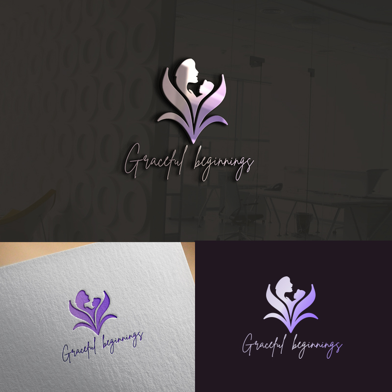 Logo-Design von syrwebdevelopment für Graceful Beginnings Midwifery | Design #22064818