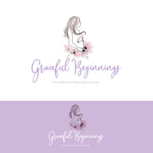 Graceful Beginnings | Logo Design by Samantha Ward Design
