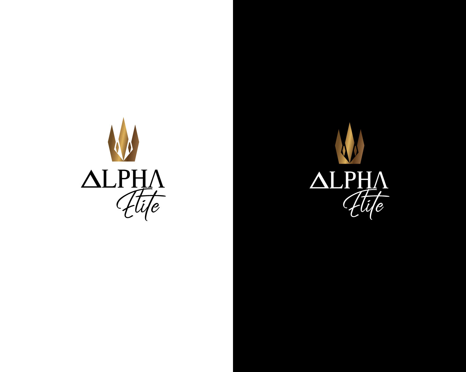 Logo Design by titanium wings for alpha elite | Design #22268970