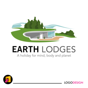 Essential “Earth Lodges” Optional (for example) “A holiday for mind, body and planet" | Logo-Design von Sergio Medina