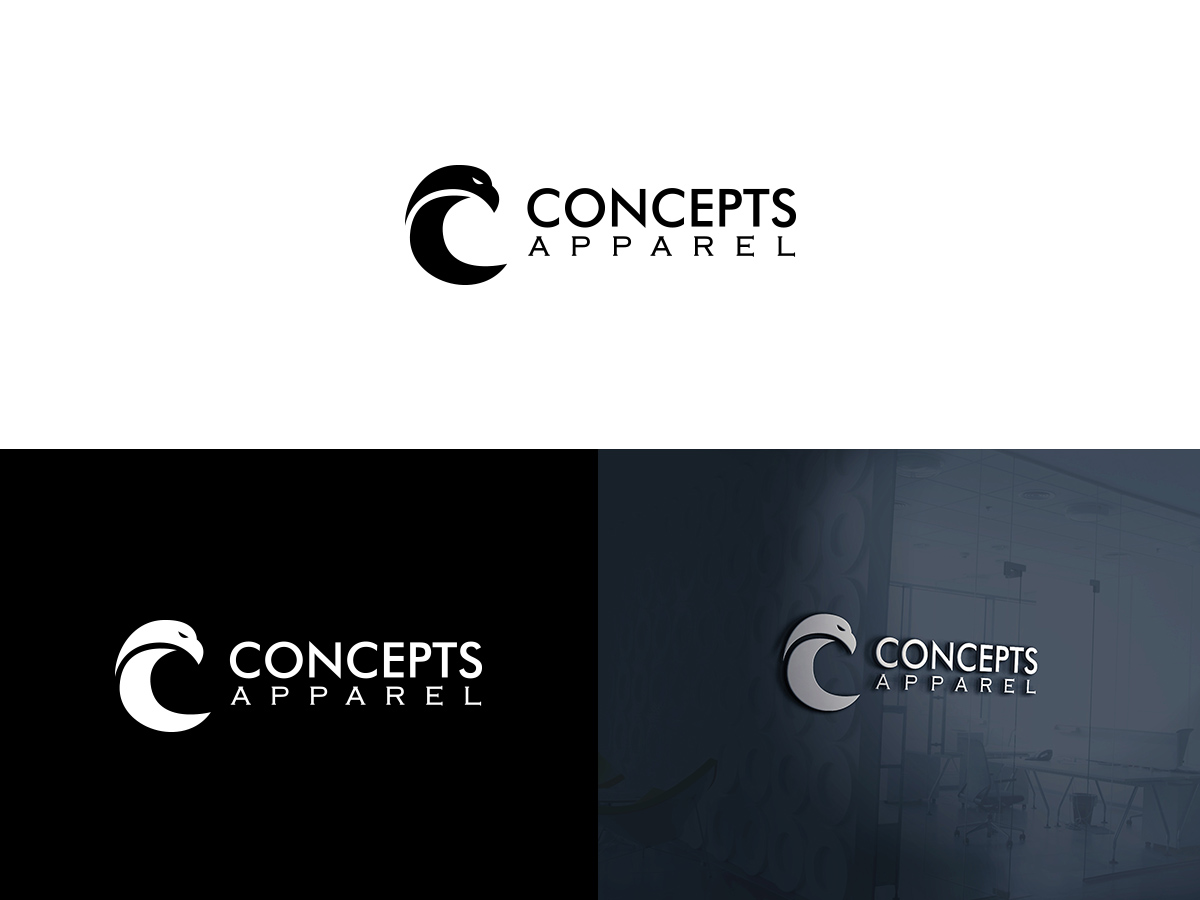 Logo Design by Slant Line Media for Concepts Apparel LLC | Design #22059899