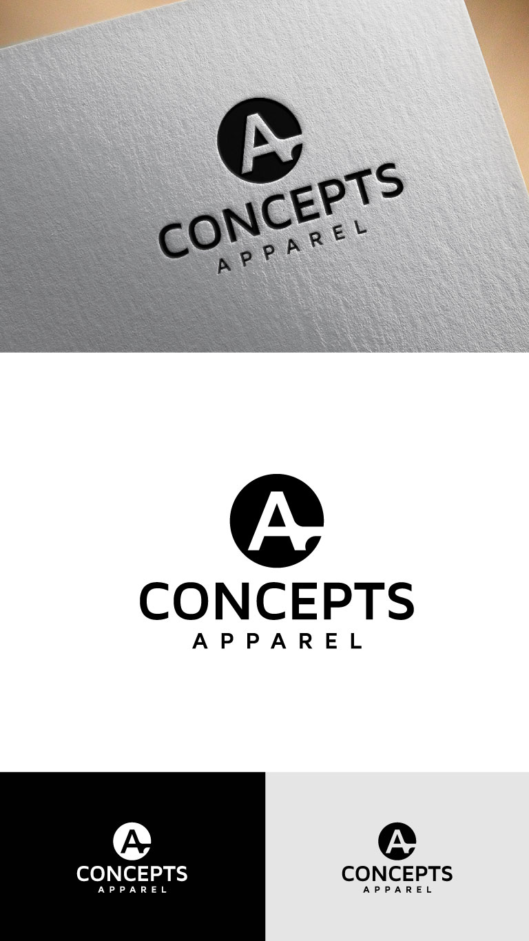 Logo Design by AnteMeridiem for Concepts Apparel LLC | Design #22043287