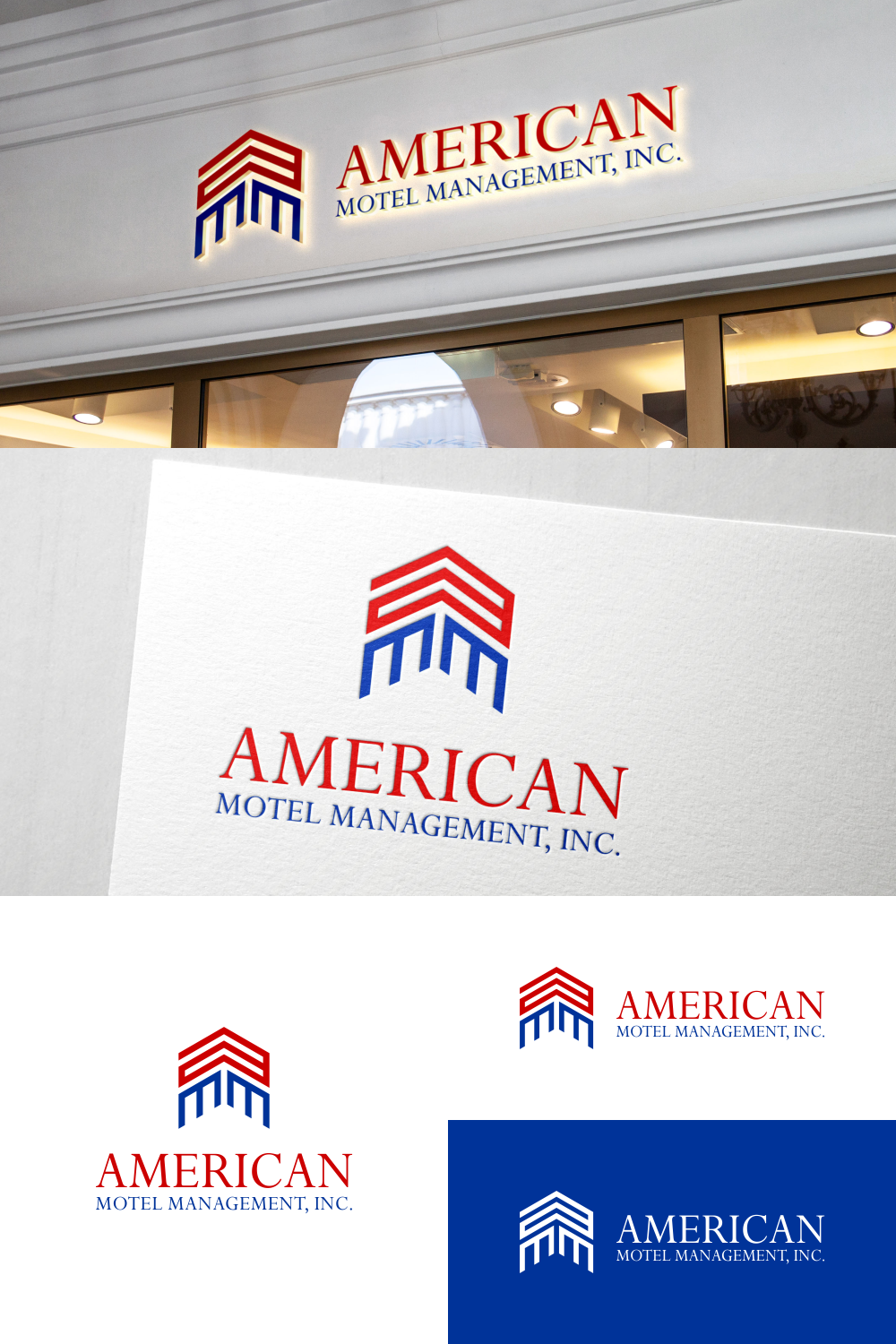 Diseño de Logo por untung bertubi-tubi para American Motel Management, Inc. | Diseño #22054161