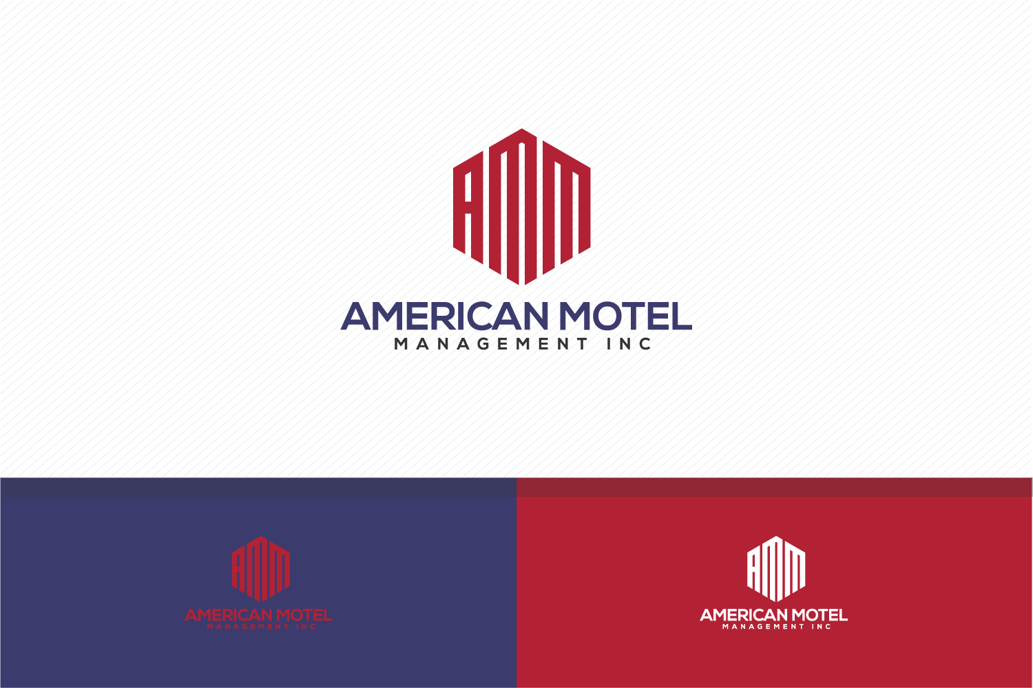 Logo Design by bejoborn1 for American Motel Management, Inc. | Design #22053405