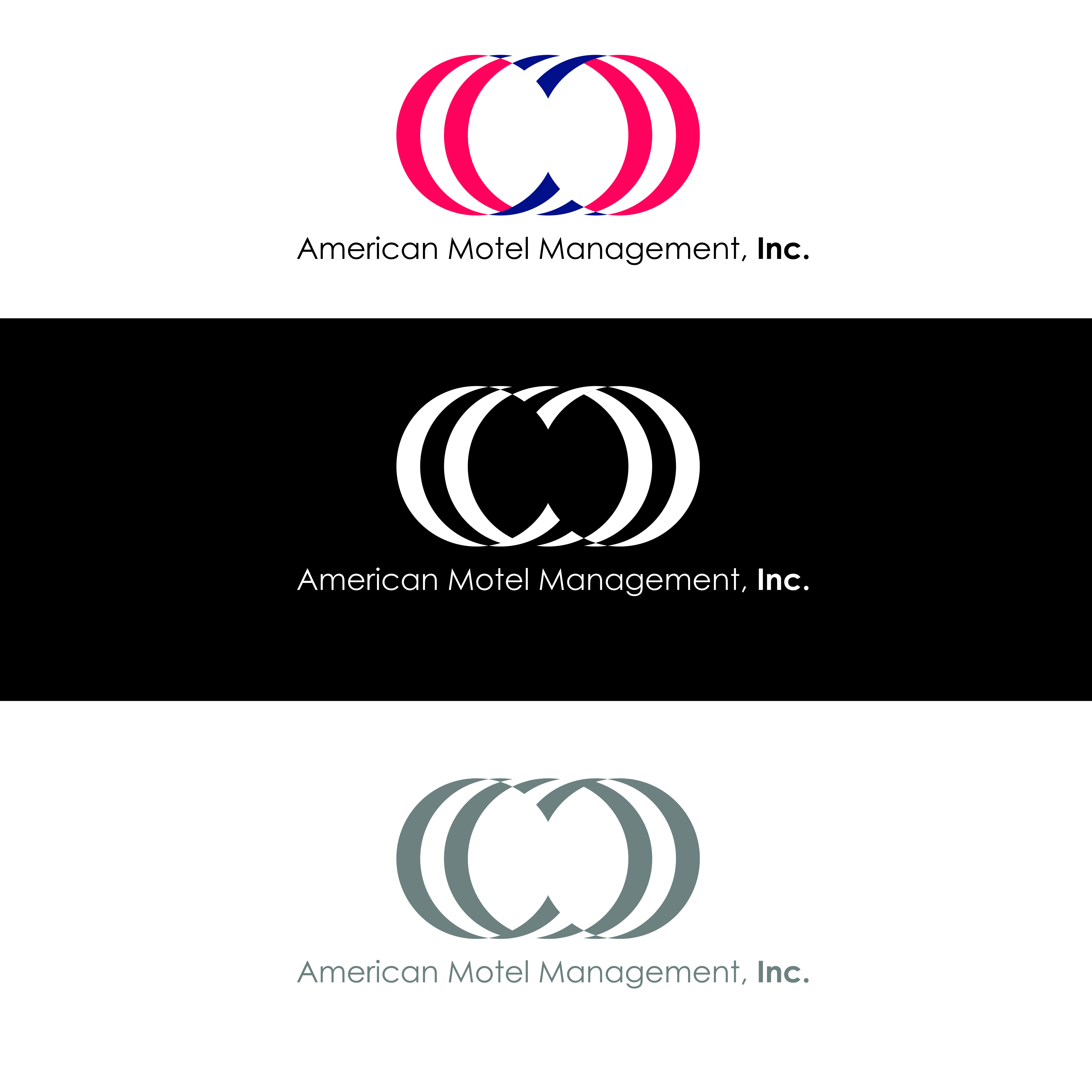 Logo Design by Ismail Can Yigitgör for American Motel Management, Inc. | Design #22054108