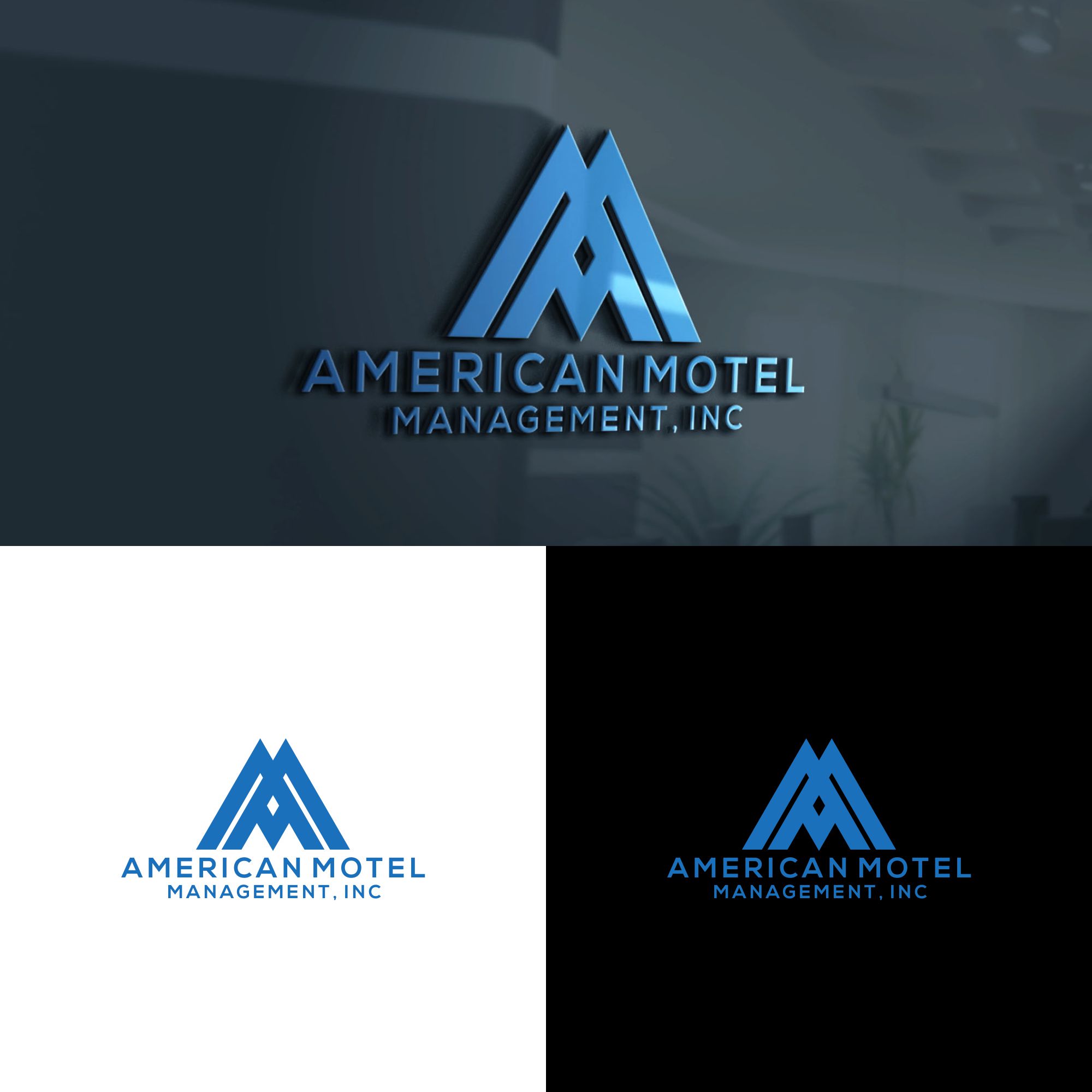 Logo Design by Pangestu 9 for American Motel Management, Inc. | Design #22053983