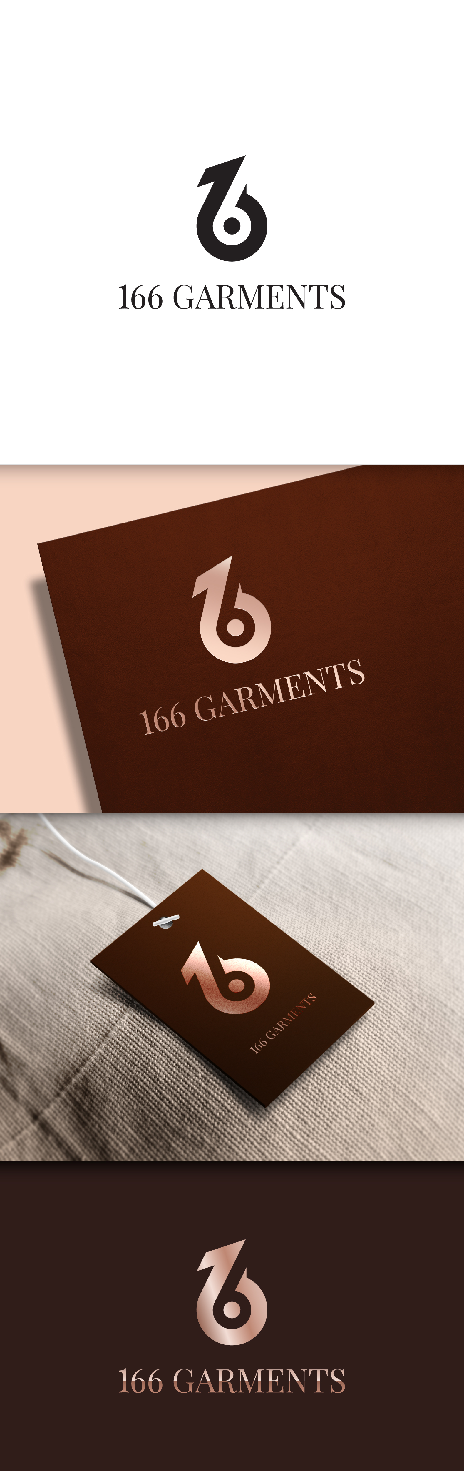 Logo Design by Azmat-ullah for 166 Garments | Design #22052208