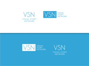 Visual Story Network | Logo Design by Atvento Graphics