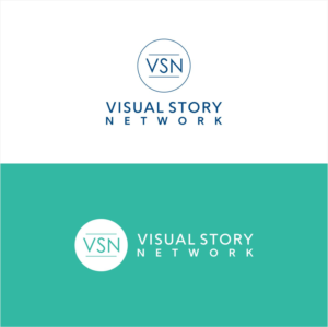 Visual Story Network | Logo Design by Creative M^ck