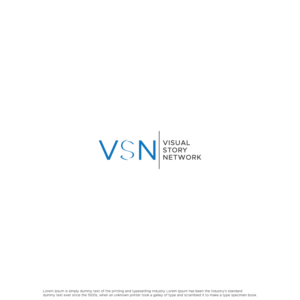 Visual Story Network | Logo Design by Potatow