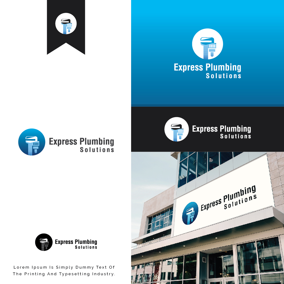 Logo Design by Kreative_Finger for Express Plumbing Solutions | Design #22066847